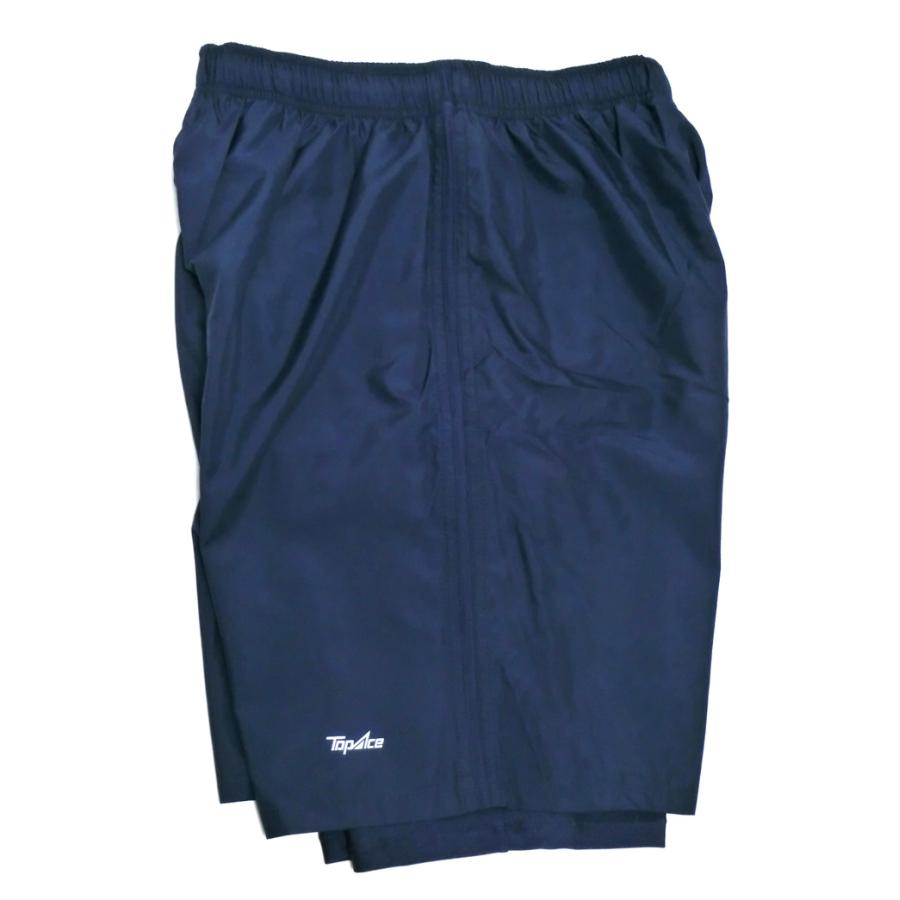 スクール水着 TOPACE 男女兼用 ニュートラル水着 学校指定 長袖トップス ハーフパンツ上下セット S-4L 紺 中学/高校 男子/女子 水泳着の画像