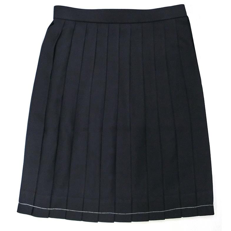 制服 スカート 紺 スリーシーズン用 24本ヒダ W60/W63/W69/W72 丈40/45センチ ポリ100%|gakuseihuku|02