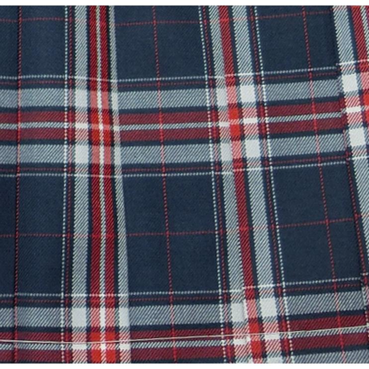 紺チェックスカート　正規品　新品未使用 制服スカート 紺×サックスチェック W60～72 丈54(ひざ丈)/57(ひざ下丈