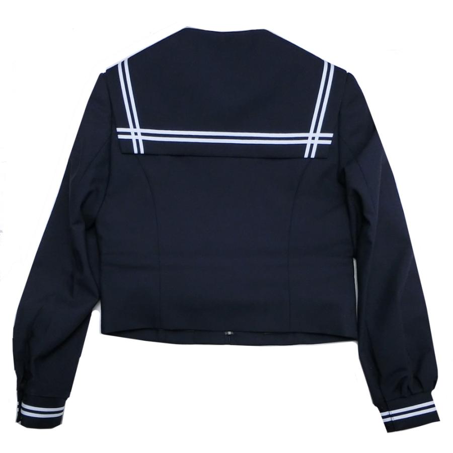 KANKO 【OUTLET】セーラー服 冬服 BW23 濃紺 前開き 白ライン 160A