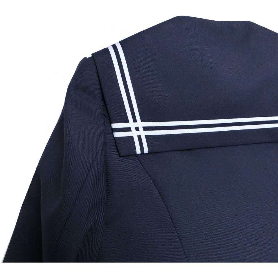 KANKO 【OUTLET】セーラー服 冬服 BW23 濃紺 前開き 白ライン 160A