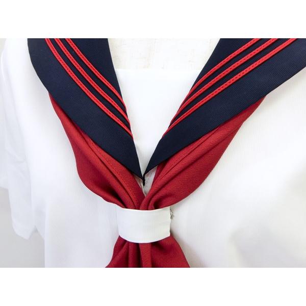 ✨新品未使用✨OHGA✨セーラーカラーブラウス✨定価2万円✨完売品♡翌日発送♡ セーラー服 半袖 セーラーブラウス 前開き 白衿/紺衿 S/M/L KURI-ORI