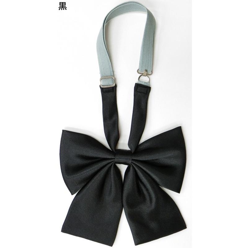 HANECTONE スクールリボン 東レシルックサテン ダブル蝶タイ 巾13