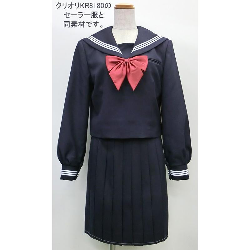 クリオリ 紺セーラー服と同素材のスカート W60〜72 丈48センチ 膝上丈・54センチ 膝丈｜gakuseihuku｜04