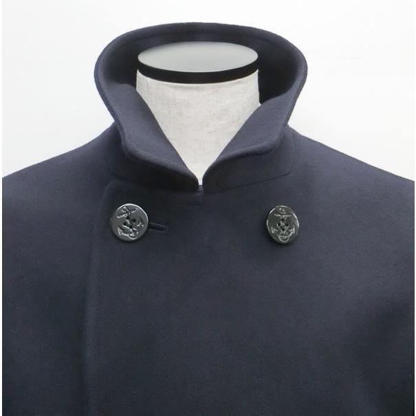 ピーコート スクールコート メリノウール混 S/M/L/LL 女子/男子 中学生