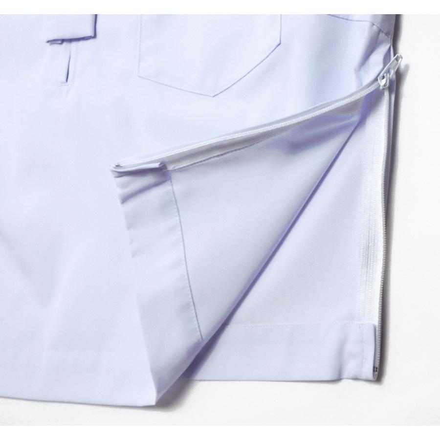 富士ヨット夏用白セーラー服 長袖 紺衿 三本線 B体(大きいサイズ) 14B