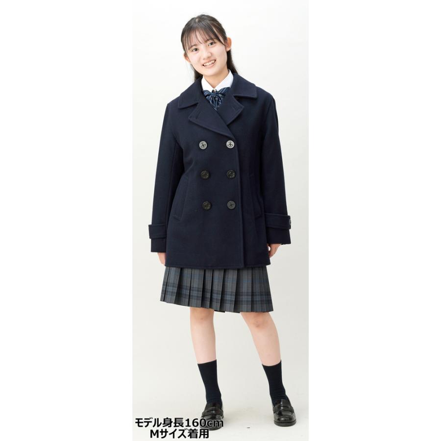 ユース 男女兼用スクールピーコート 男子/女子 濃紺/グレー/黒S ユース 男女兼用スクールピーコート 男子/女子 濃紺/グレー/黒S