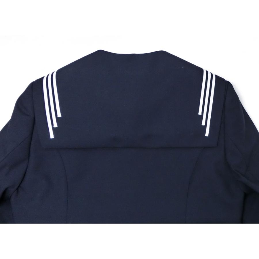 セーラー服 冬服 前開き 白ライン 160A/165A/175A/155B【日本製
