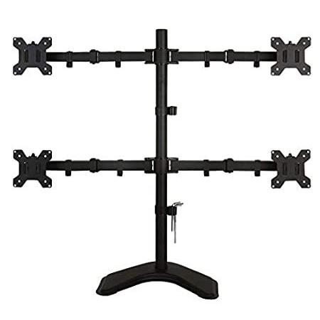 自立式四面液晶モニタースタンド