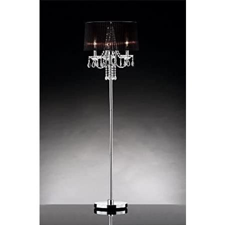 海外輸入 高さ60インチ クリスタルシャンデリア 直径18インチ 薄手フロアランプ ブラックシェード クロームメッキメタル Ok5111f B0066utr7a Galaxy Usa 通販 Yahoo ショッピング 超特価激安 Southpointbd Com