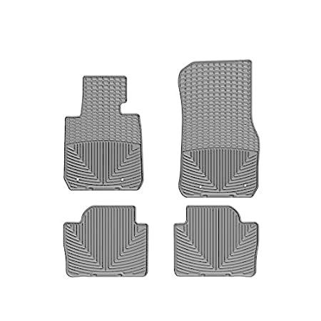 WeatherTech ( w267-w268 )床マット、ゴム、前面/背面、ブラックのサムネイル