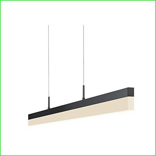 Sonneman Lighting Stiletto Satin Black 44-inch LED Pendant