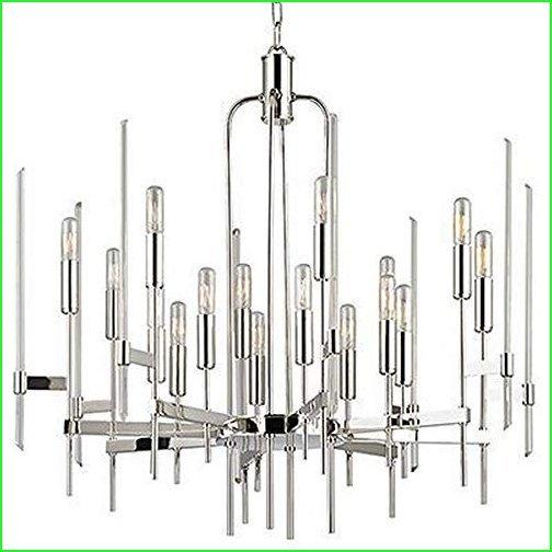 Hudson Valley Lighting 9916-PN Bari - Sixteen Light Chandelier, Polished Nickel Finish with Clear Glass
