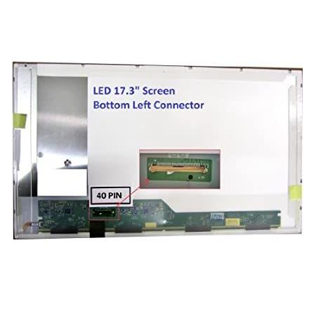【誠実】 ノートパソコンスクリーン 17-J100シリーズ ENVY HP 17.3 WXGA++ 左 下部 LED ディスプレイ、モニター