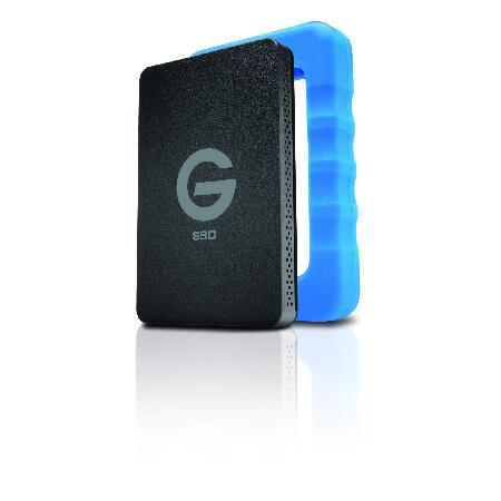 の正規取扱店 G-Technology 500GB G-DRIVE ev RaW SSD ポータブル外付けストレージ 取り外し可能な保護ゴムバンパー付き - USB 3.0 - 0G04755-1