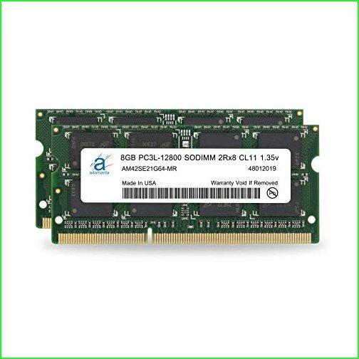 Adamanta 16?GB ( 2?x 8gb )ノートPCメモリアップグレードfor HP EliteBook Folio 9480?m ddr3l 1600?MHz pc3l - 12800?SODIMM 2rx｜galaxy-usa