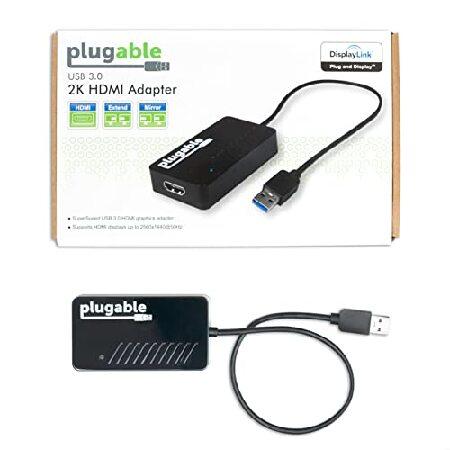 Plugable USB3.0 ディスプレイアダプタ HDMI 2K 1080p 対応 - USB グラフィック変換アダプタ DisplayLink チップ採用｜galaxy-usa｜05