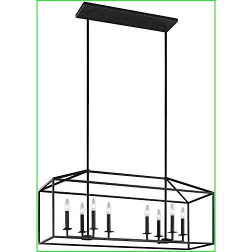 Sea　Gull　Lighting　Burnt　Perryton　Finish　Pendant　Hanging　Eight-Light　Fixture,　Light　6615008EN-839　Island　Sienna　Modern