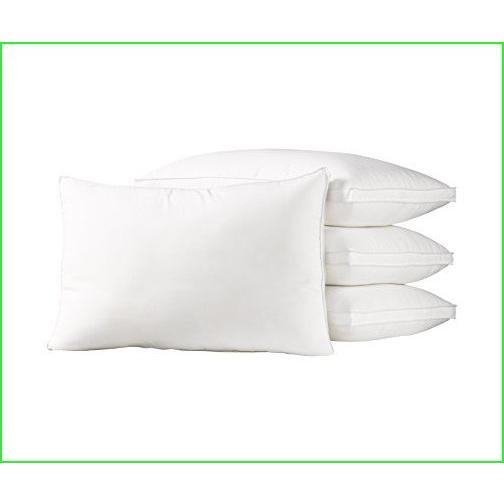 Ella　Jayne　Home　Cover-　FIRM　Gusset　Size　Queen　Best　Hotel　Pillows　Bed　with　Gel　Pillows-　Fiber　Filled　Hypoallergenic　White　Pillows-　Pack　Gel