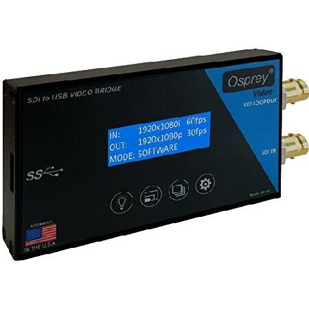 全商品が全国送料無料 Osprey Video 3G-SDI USBビデオキャプチャ VB-USL SDIループアウト付き