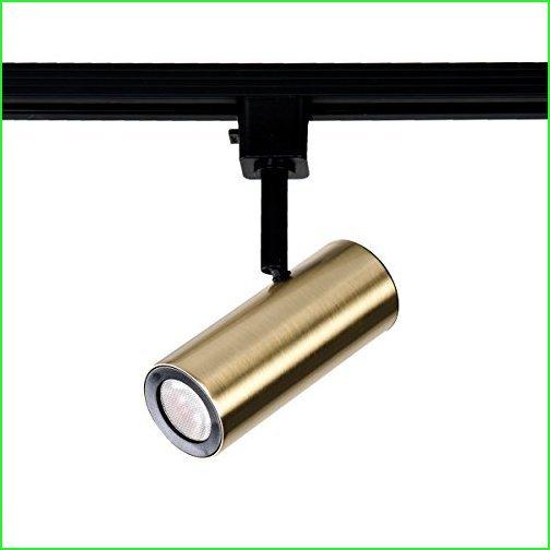 WAC Lighting H-2010-930-BR LED2010 Silo X10 Head in Brushed Brass for H Track, 10 Watts