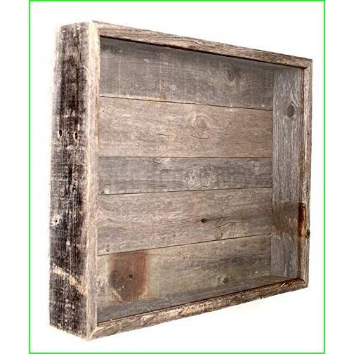 BarnwoodUSA 16"x20" Rustic Farmhouse Premium Collectible Shadow Box Picture Frame Made of 100% Reclaimed and Recycled Wood Shadow Bo