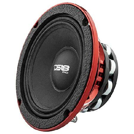 DS18 PRO-NEO6R - 6.5インチネオジムミッドレンジラウドスピーカー、レッドアルミニウムバスケット、最大600ワット、4オーム、ネオジムリングマグネット - 車に 