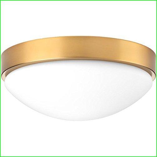 Progress Lighting P350105-109-30 Elevate LED Flush Mount, Brushed Bronze