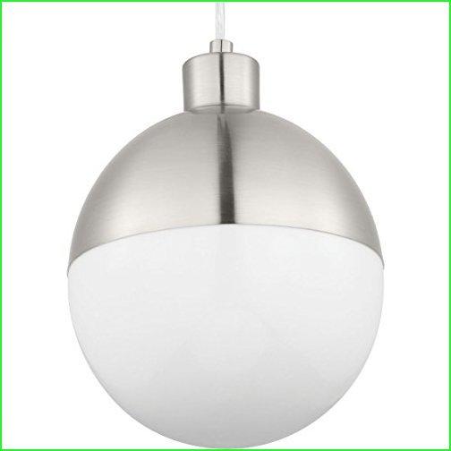 Progress Lighting P500147-009-30 Globe LED Pendants, Nickel