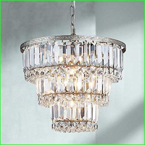 5つのライトと3層のレインドロップシャンデリアを備えたK9クリスタルのあるレインドロップシャンデリアを備えた聖モーッシモダンクリスタルシャンデリア、