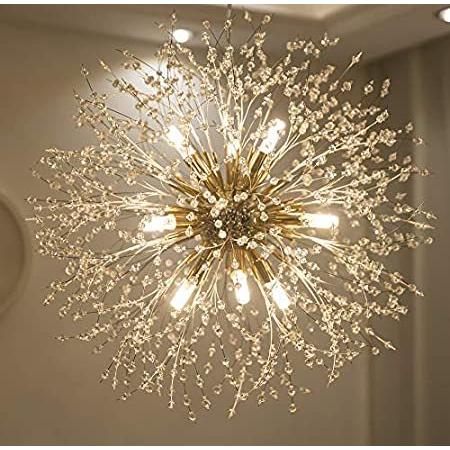 Garwarm モダン 花火シャンデリア クリスタルシャンデリア ペンダント照明 天井照明器具 リビングルーム 寝室 レストラン用 9灯 ゴールド B07gjftfn7 Galaxy Usa 通販 Yahoo ショッピング