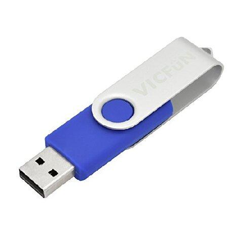 店舗 VICFUN 50パック 16GB USBフラッシュドライブ バルク16GB フラッシュドライブ 50個パック USB2.0-ブルー