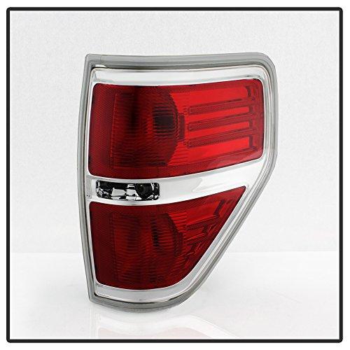 お得用 ACANII - [For 2009-2014 Ford F150 F-150 Styleside Pickup Truck] Chrome Trim Tail Light Brake Lamp Right Passenger Side