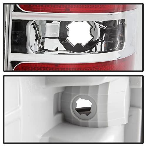 お得用 ACANII - [For 2009-2014 Ford F150 F-150 Styleside Pickup Truck] Chrome Trim Tail Light Brake Lamp Right Passenger Side