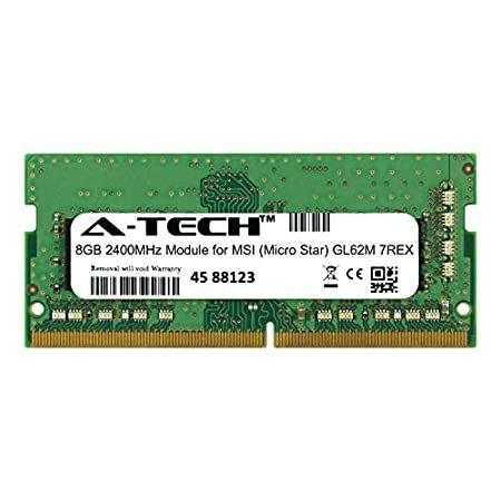春夏新作 A-Tech 8GB 2400Mhz DDR4 ノートパソコン&ノートブック対応 7REX GL62M Star) (Micro MSI モジュール Windowsノート