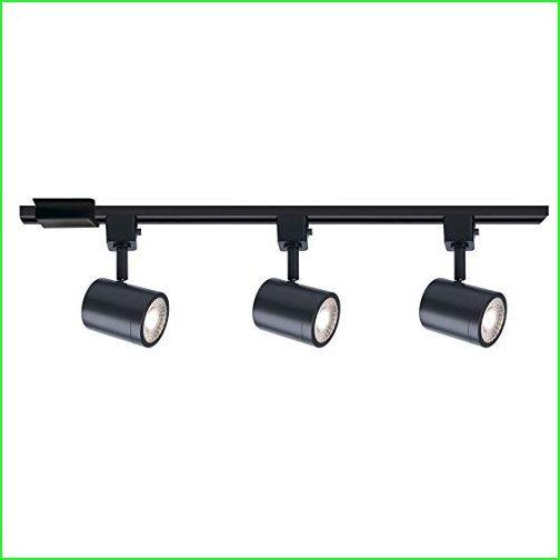 WAC Lighting H-8010 3-30-BK Charge Pack LED Track Kit, Lights, Black