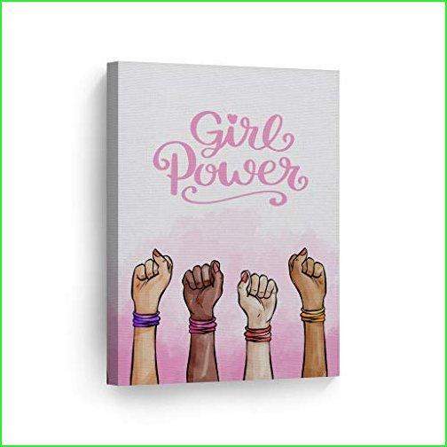 Smile　Art　Design　Room　Girl　Diversity　Black　Art　Decor　American　and　Quote　African　Baby　Room　Print　Kids　Power　Wall　Canvas　Kids　White　Gilrs　Deco