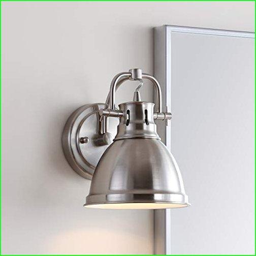 Safavieh SCN4053A Lighting Lawson Brush Nickel Bathroom (LED Bulb Included) Sconce, Bronze