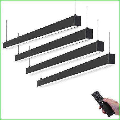 Barrina　LED　Linear　with　4000k　Control,　LED　Li　6000k,　Stepless　45w　4ft,　Dimmable,　Remote　Linkable,　Light　Suspended　Color　Shop　Changing,　3000k