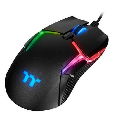 Thermaltake TT PREMIUM GAMING LEVEL 20 RGB ゲーミングマウス 左右対称デザイン 8ボタン搭載 GMO-LVT-WDOOBK-01 MS433｜galaxy-usa｜03