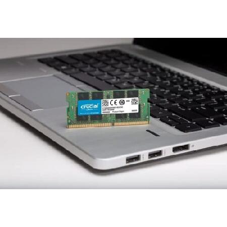 Crucial ノートPC用増設メモリ 64GB(32GBx2枚) DDR4 2666MT/s(PC4-21300) CL19 SODIMM 260pin CT2K32G4SFD8266｜galaxy-usa｜03