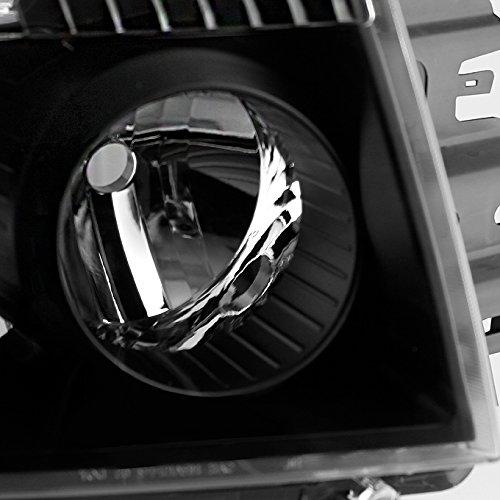生産停止 2004-2015のタイタンピックアップトラックの両方のサイドヘッドランプヘッドライト付きテールライトセット - ブラック