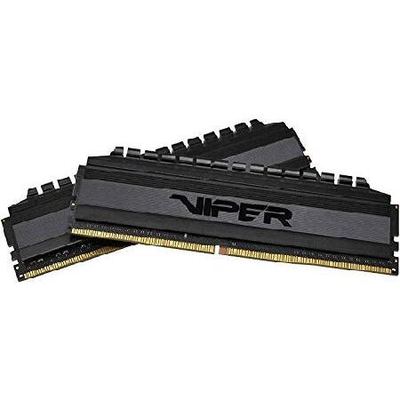 期間限定販売送料無料 Patriot Memory Viper4 Blackout Series DDR4 3600MHz PC4-28800 32GB (16GB x 2枚) プレミアムブラックヒートシンク デスクトップ用メモリ PVB432G360C8K