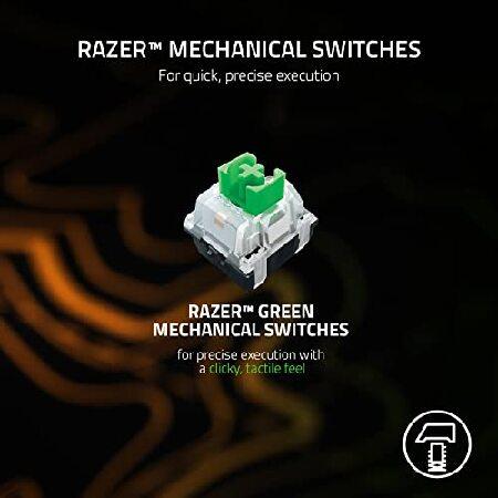 安い専門店 Razer BlackWidow V3 Mechanical Gamingキーボード：緑の機械スイッチ - 触覚＆クリック状-Chroma RGB照