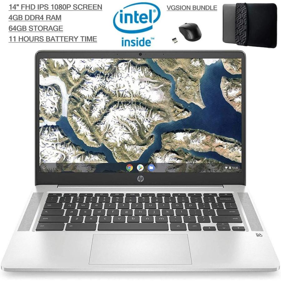 2020 最新 HP 14インチ FHD IPS 1080p ノートパソコン Chromebook|Intel Celeron N4020 (Beat i3) 最大2.8GHz|4GB DDR4 RAM|64GB eMMC|｜galaxy-usa｜06