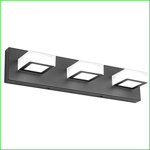 Ralbay　LED　Modern　Modern　Lighting　Bathroom　Lights　Bathroom　Acrylic　Black　Black　Lights　Wall　Vanity　Fixtures