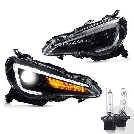 安い VLAND Headlights Assembly & D2H Xenon Bulbs Compatible for 