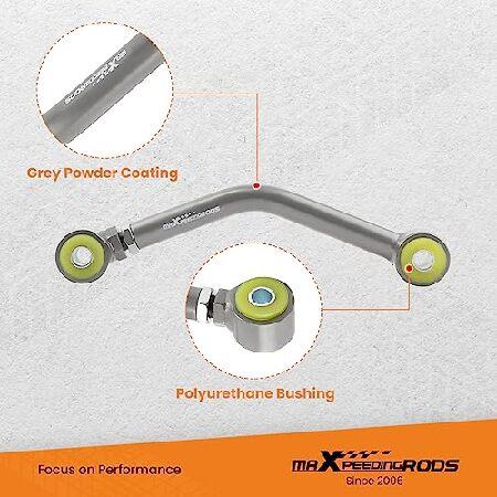 maXpeedingrods リフトキット 2インチ ジープ コンパス パトリオット MK 2007-2017用 リフトスペーサー アライメントコントロールアームとキャンバーボルト付き_3