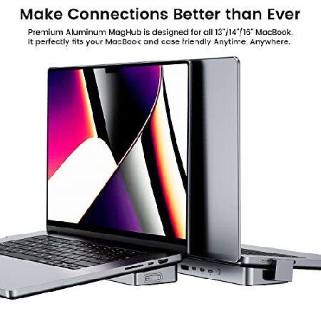MagHub 12-in-2 USB-C ドッキングステーション SSD付 INVZI MagHub 12-in-2 USB-C ドッキングステーション トリプルモニター