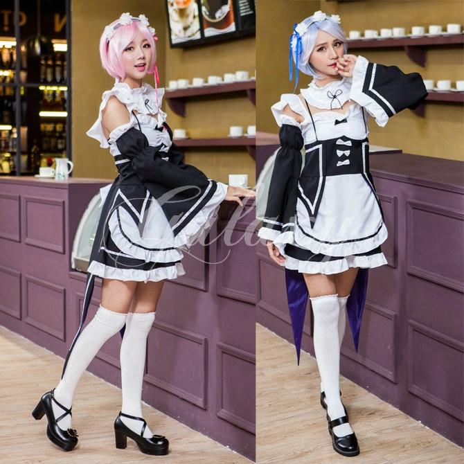 Re ゼロから始める異世界生活 メイド服 ラム レム 双子メイドワンピース パーティー イベント コスプレ衣装 Ps2954 Ps2954 Ps2954 Galaxyshop 通販 Yahoo ショッピング